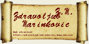 Zdravoljub Marinković vizit kartica